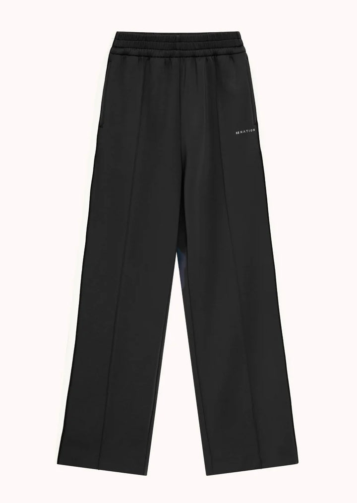 Man Down Track Pant - Black/Whisper White