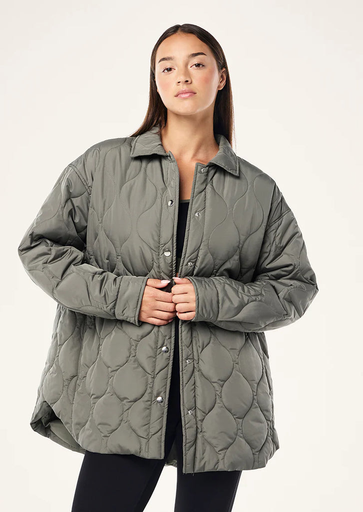 PE Nation Moment Jacket - Dusty Olive – Mali Lane Boutique