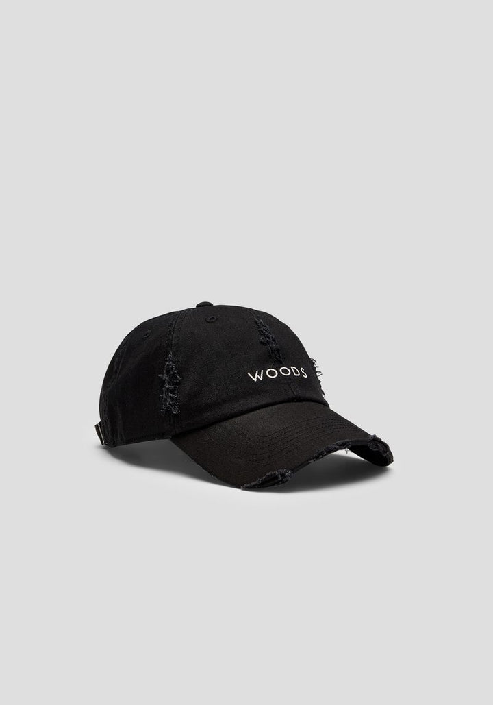 Woods Distressed Cap - Vintage Black
