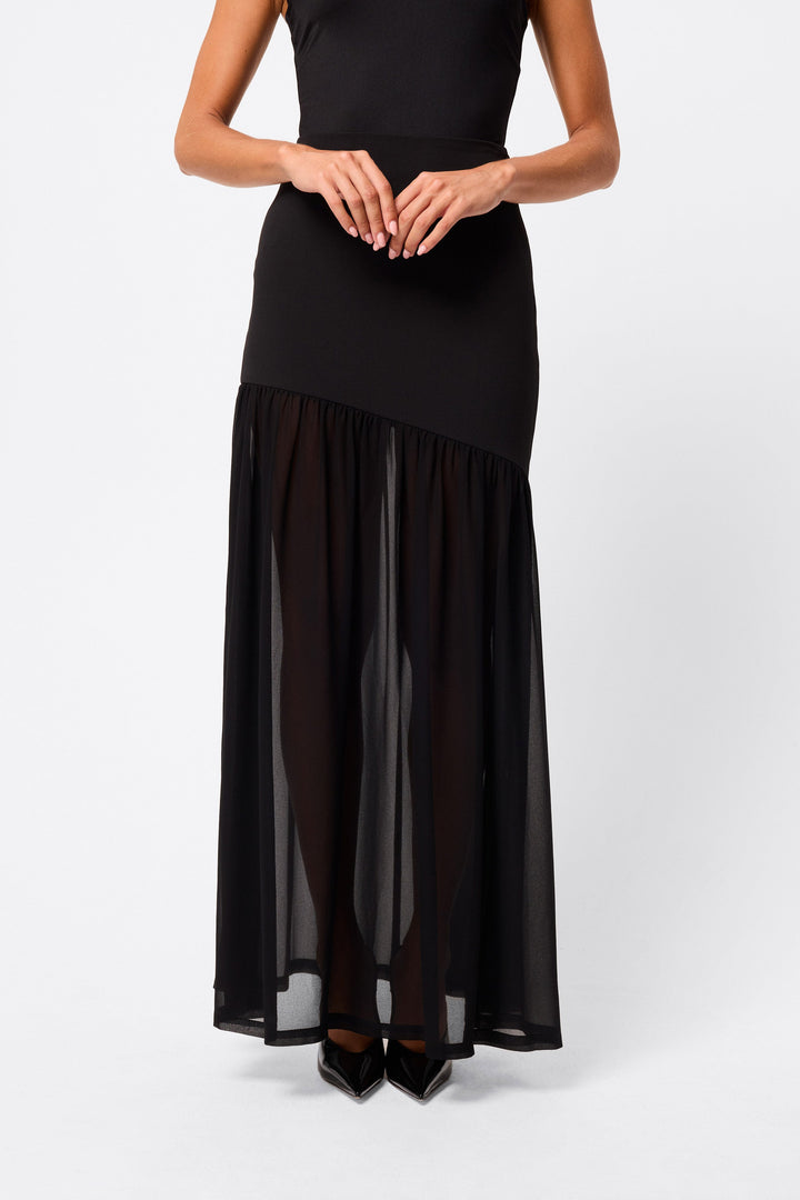 Make Your Move Maxi Skirt - Black