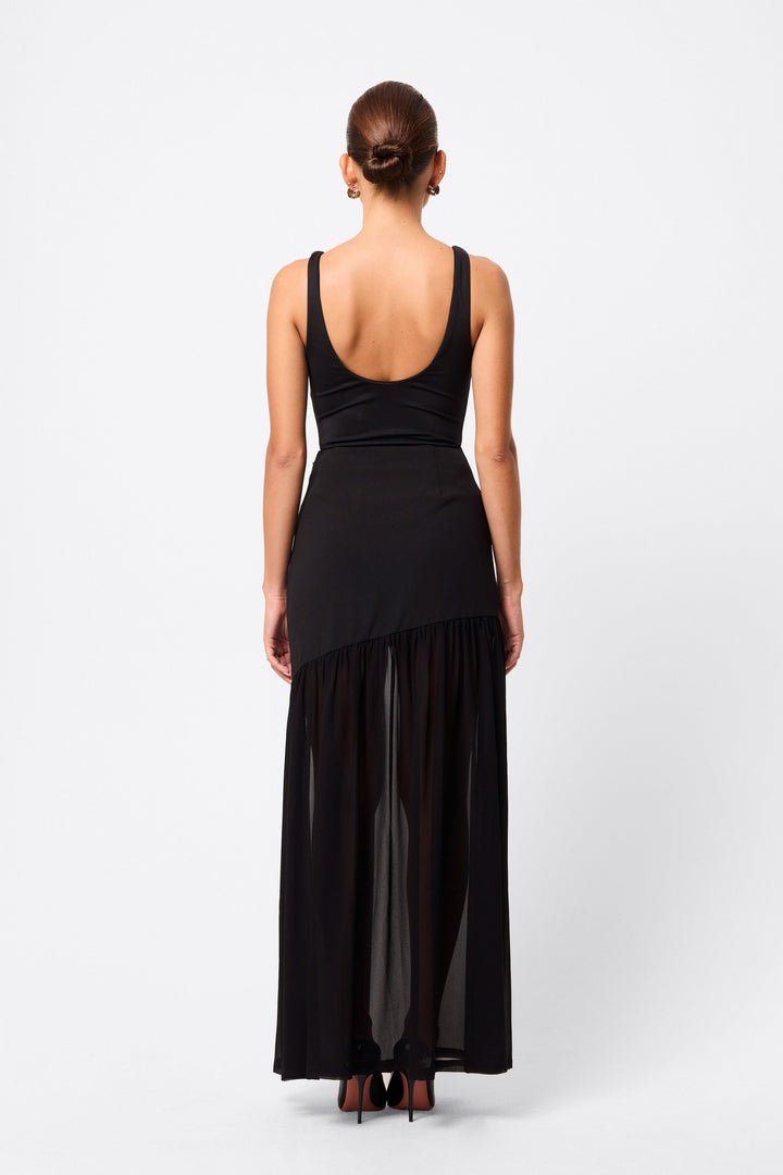 Make Your Move Maxi Skirt - Black