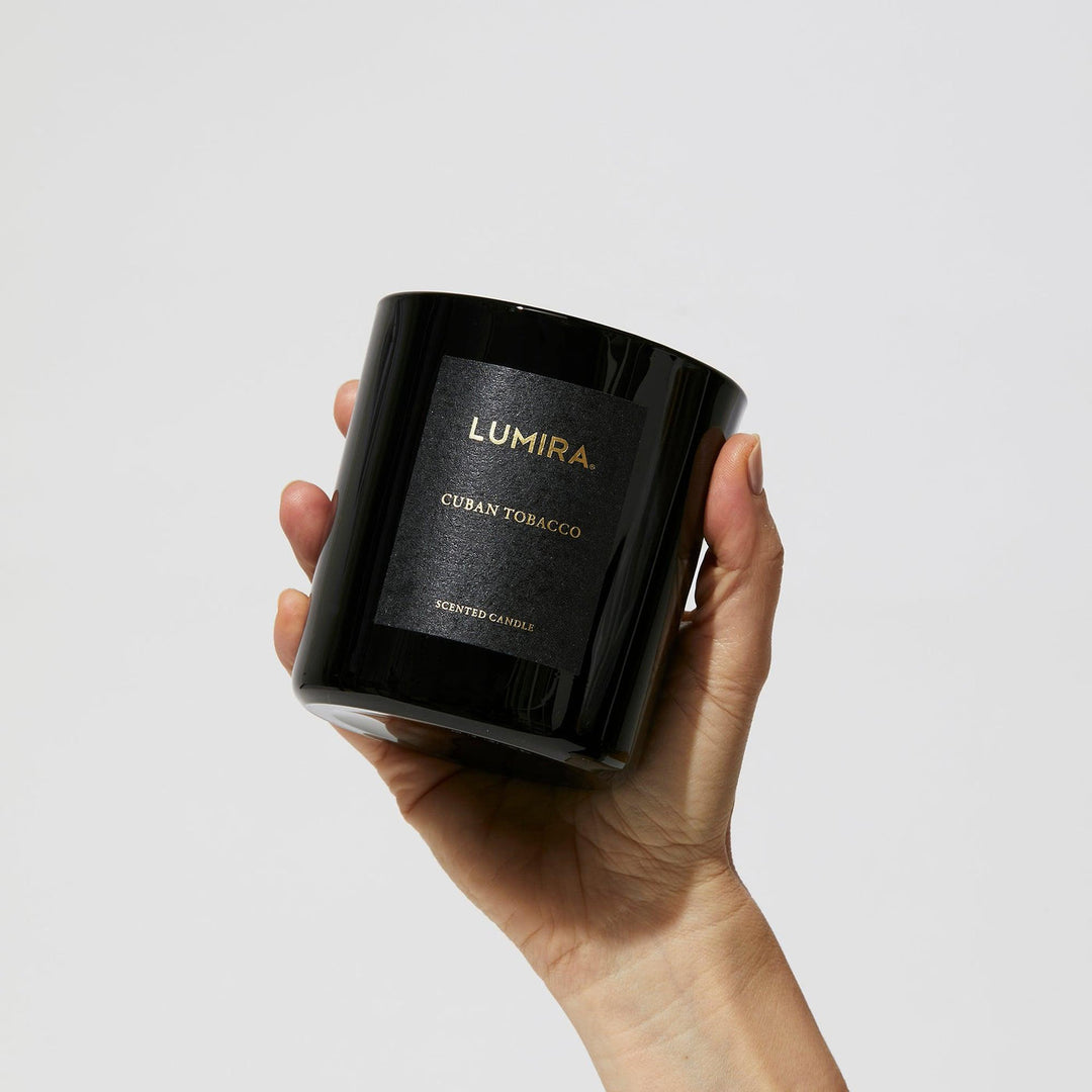 cuban linen and tobacco candle Love in & Oud The Designerie To ensure the best clean burn Cuban Tobacco & Oak Candle