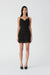 Tacita Mini Dress - Black/Diamante