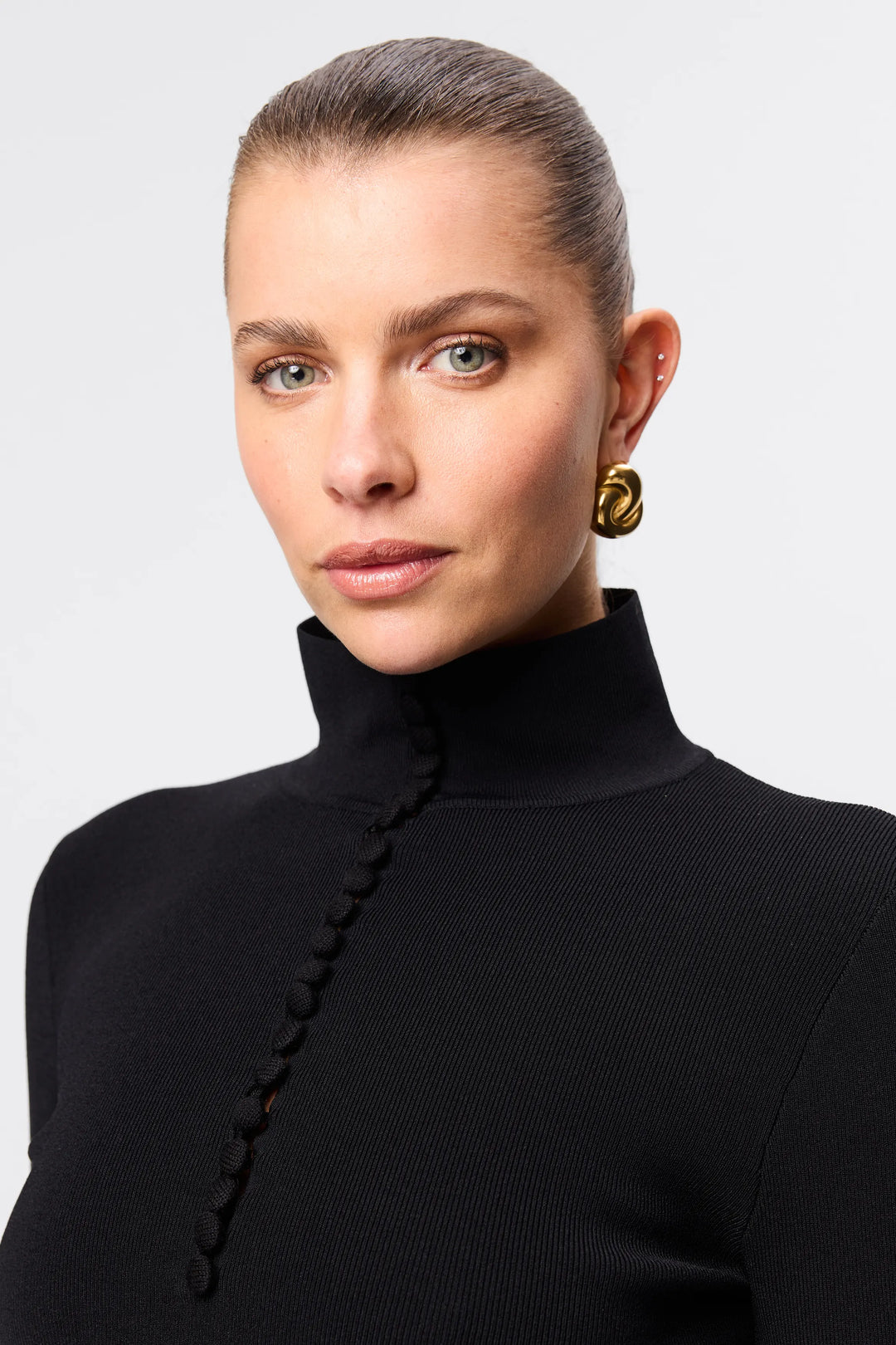 Mayfair Long Sleeve Top - Black