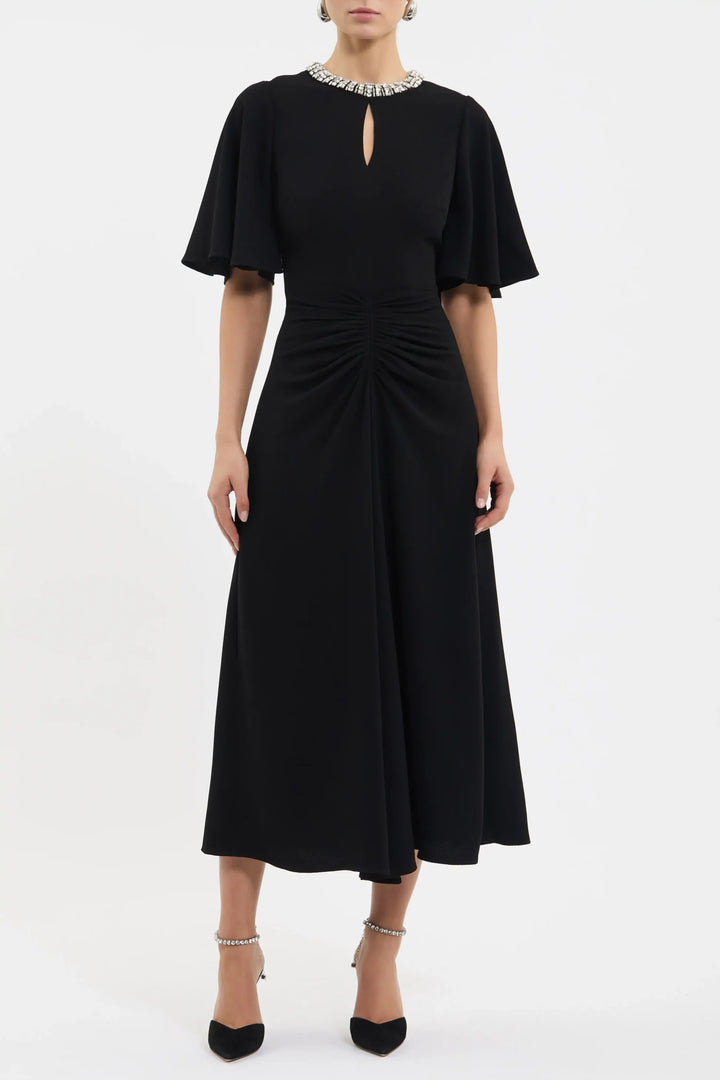 Noemie Midi Dress - Black