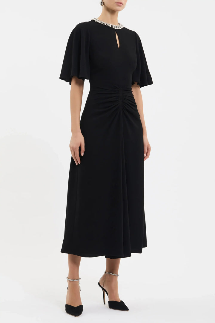 Noemie Midi Dress - Black
