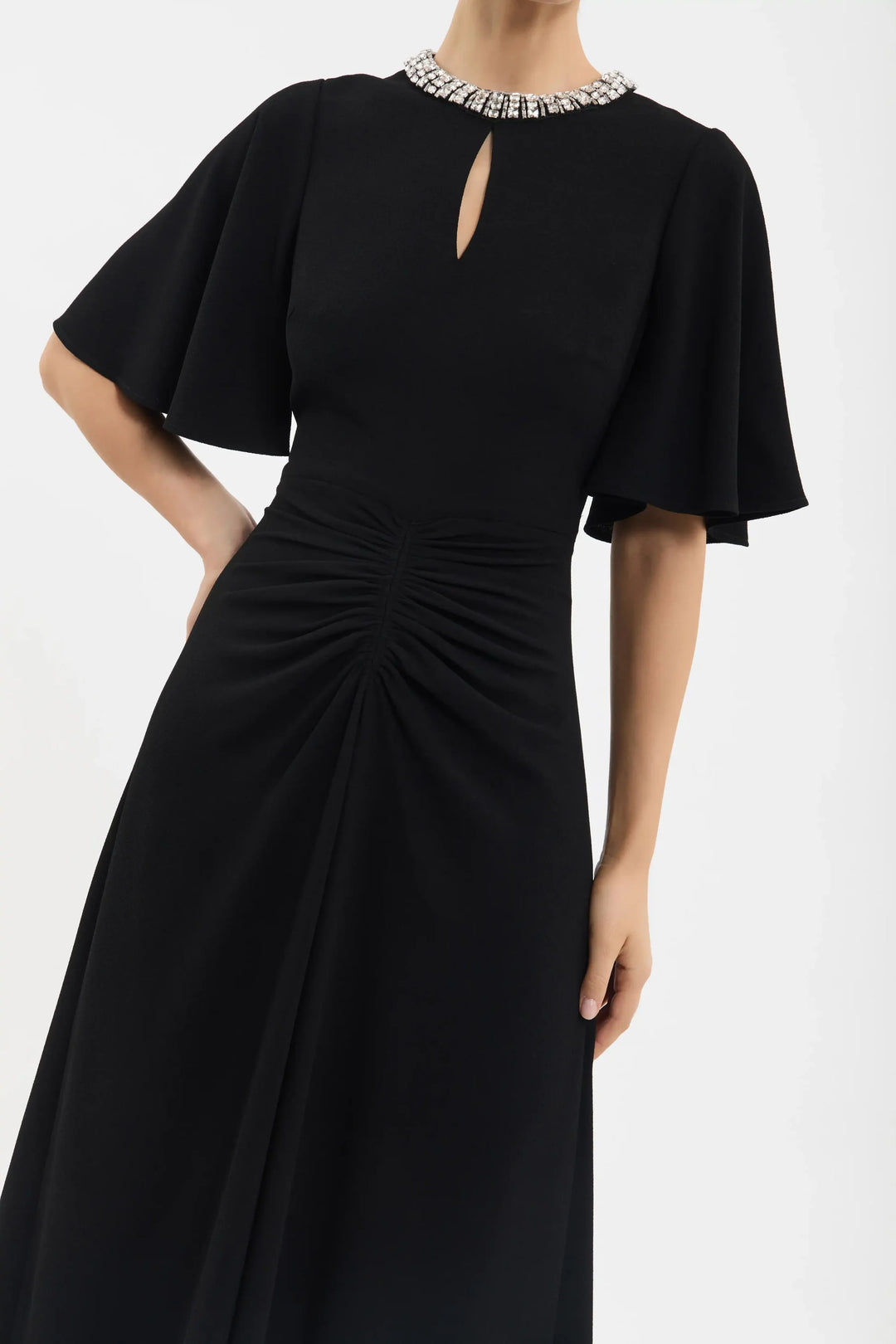 Noemie Midi Dress - Black