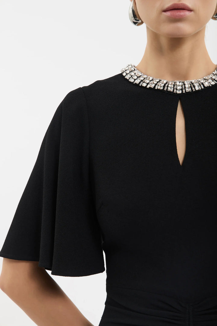 Noemie Midi Dress - Black