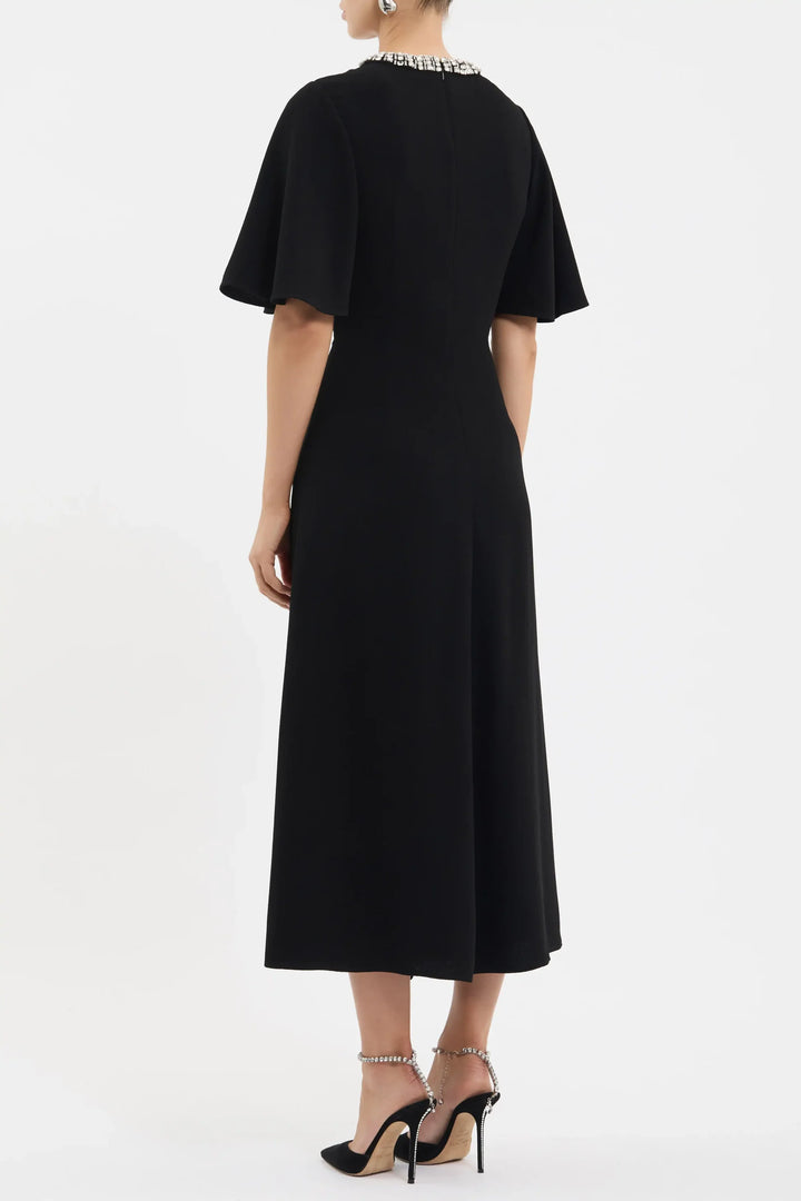 Noemie Midi Dress - Black