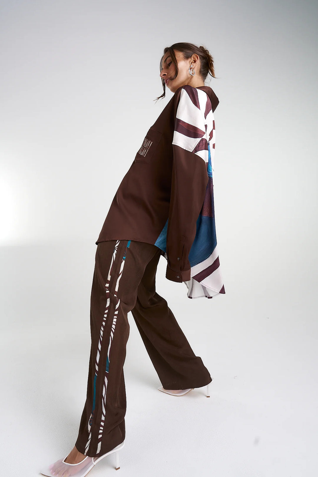 Elastic Pants - Nautilus Stripe
