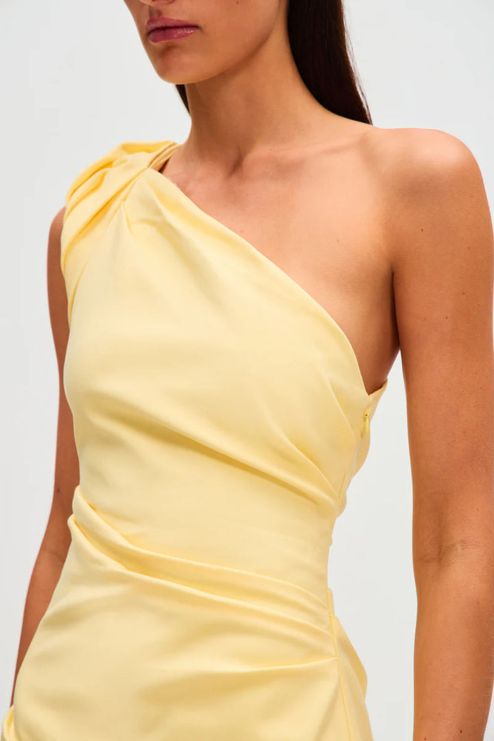 Aubree Midi Dress- Lemon
