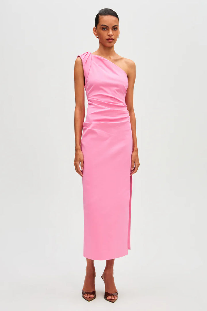 Aubree Midi Dress - Orchid Pink