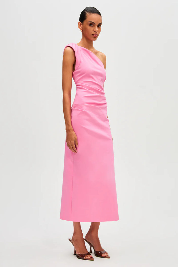 Aubree Midi Dress - Orchid Pink