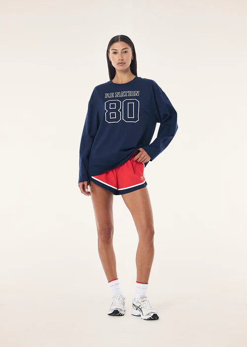 Oversized LS Tee - Dark Navy