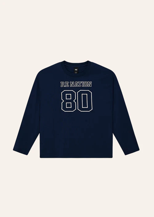 Oversized LS Tee - Dark Navy