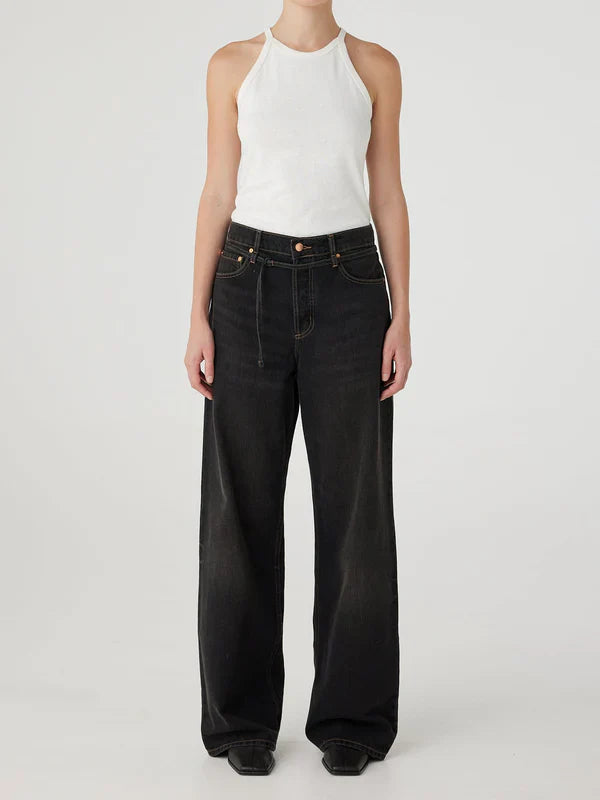 Sasha Jean - Worn Black - Mali Lane Boutique