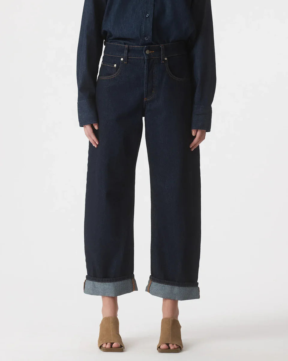 Nadia Cuffed Jean - Pure Blue