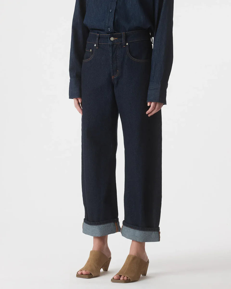 Nadia Cuffed Jean - Pure Blue