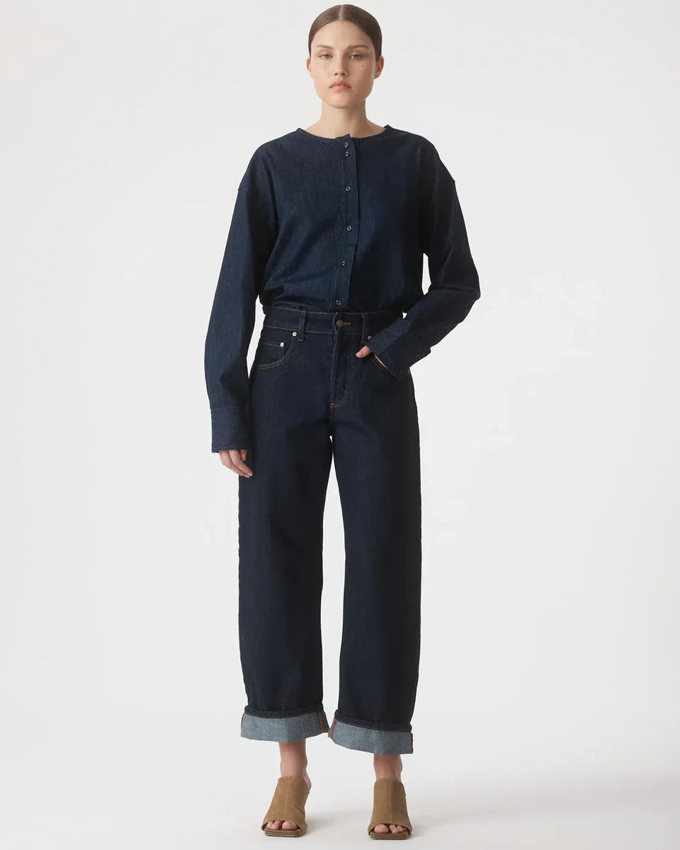 Nadia Cuffed Jean - Pure Blue