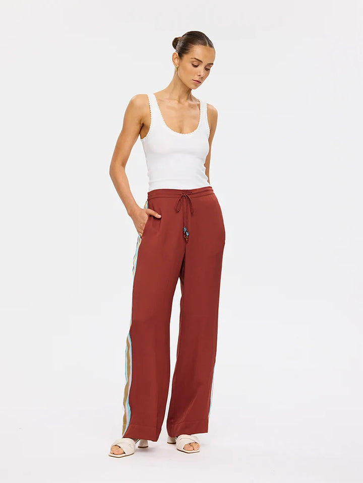 Enzo Pant - Maroon