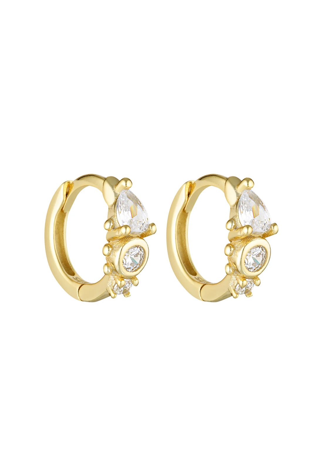 Heirloom Huggies - Gold/Clear