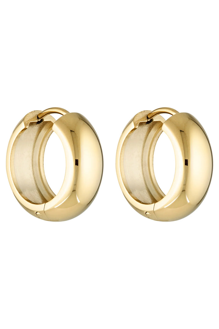 Petite Thick Huggies 18mm - Gold