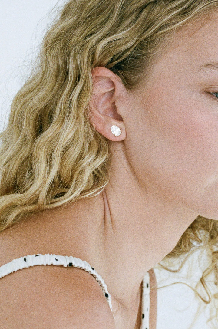 Oval Studs 2CT - Gold