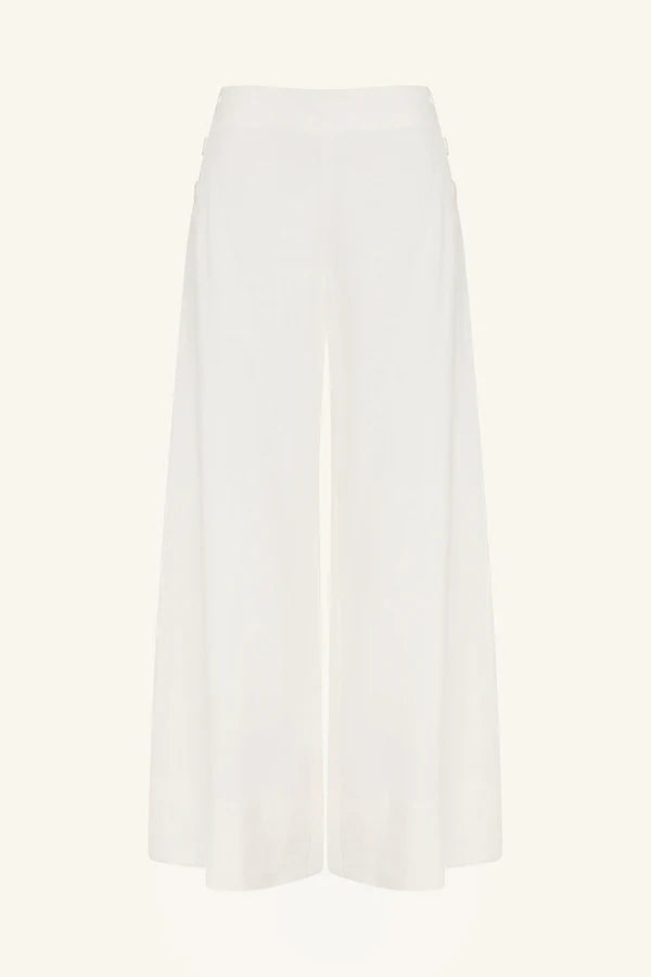 Wellington Button Up Pant - Ivory
