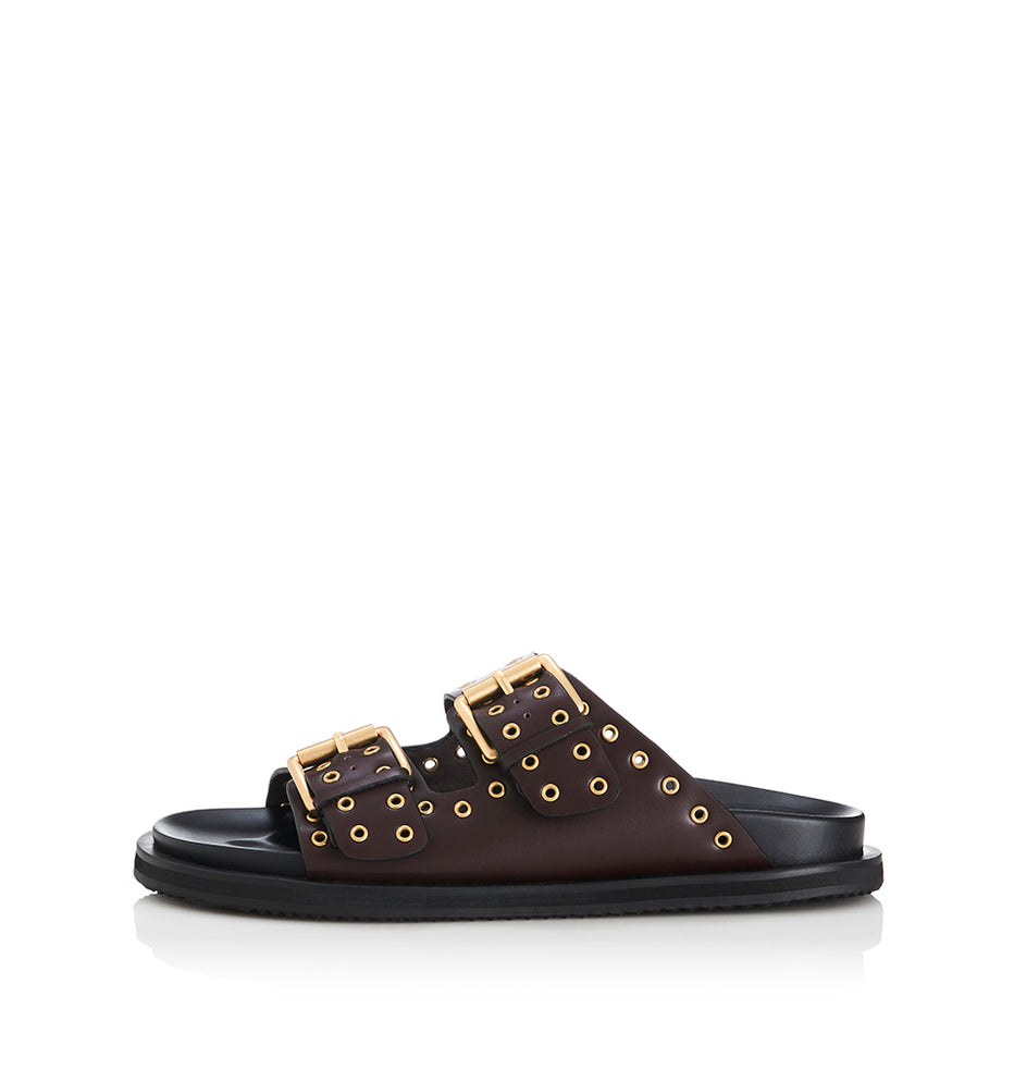 Patsy - Choc Leather