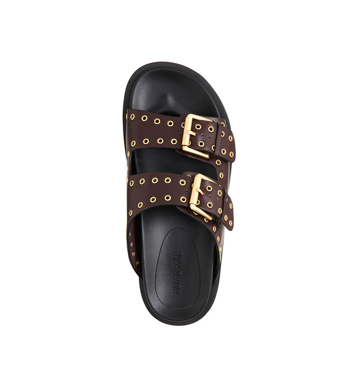 Patsy - Choc Leather