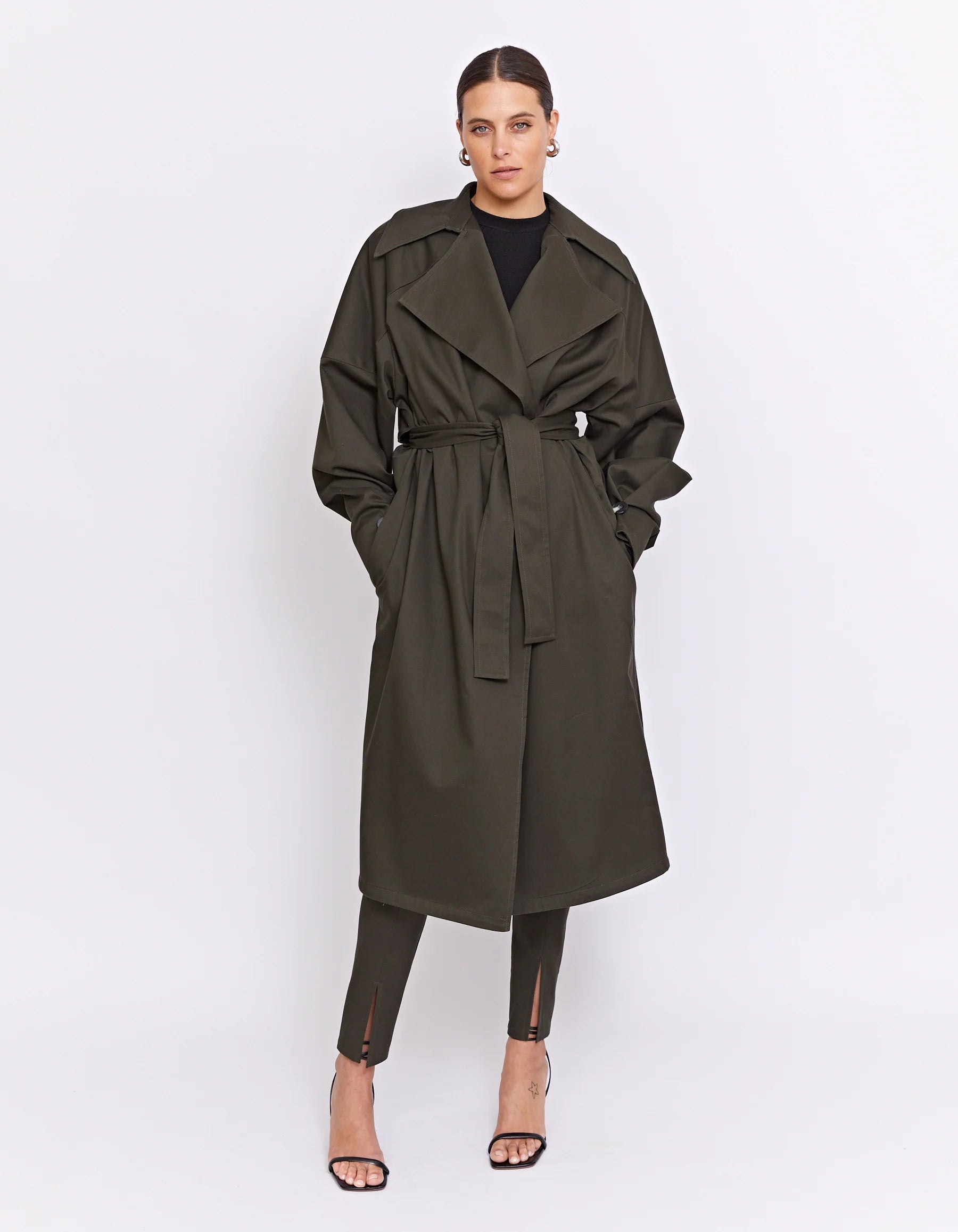 Parks Trench - Olive