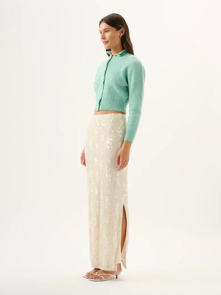 Yves Skirt - Ivory Sequin
