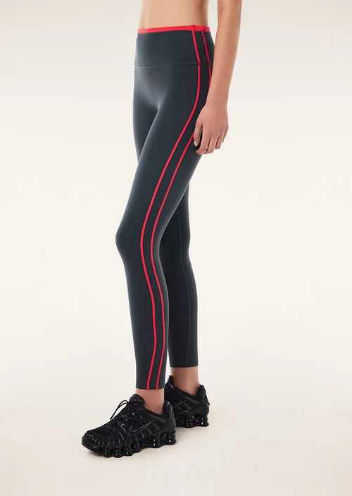Radar FL Legging - Asphalt/Strawberry