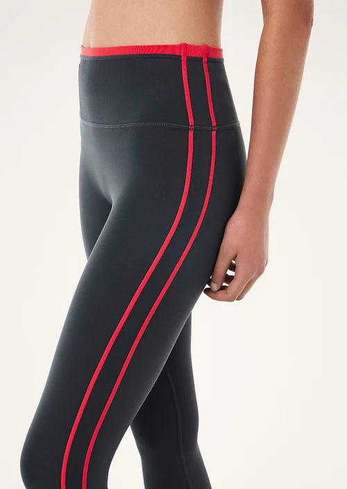 Radar FL Legging - Asphalt/Strawberry