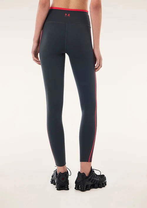 Radar FL Legging - Asphalt/Strawberry