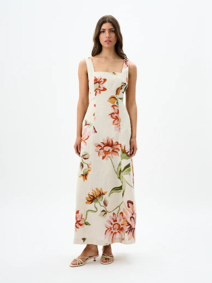 Isolde Dress - Raphia Bloom