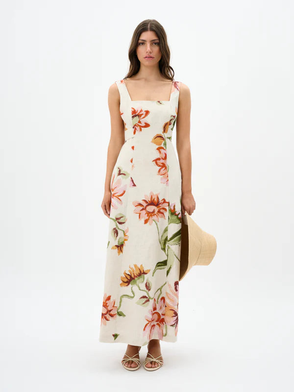 Isolde Dress - Raphia Bloom