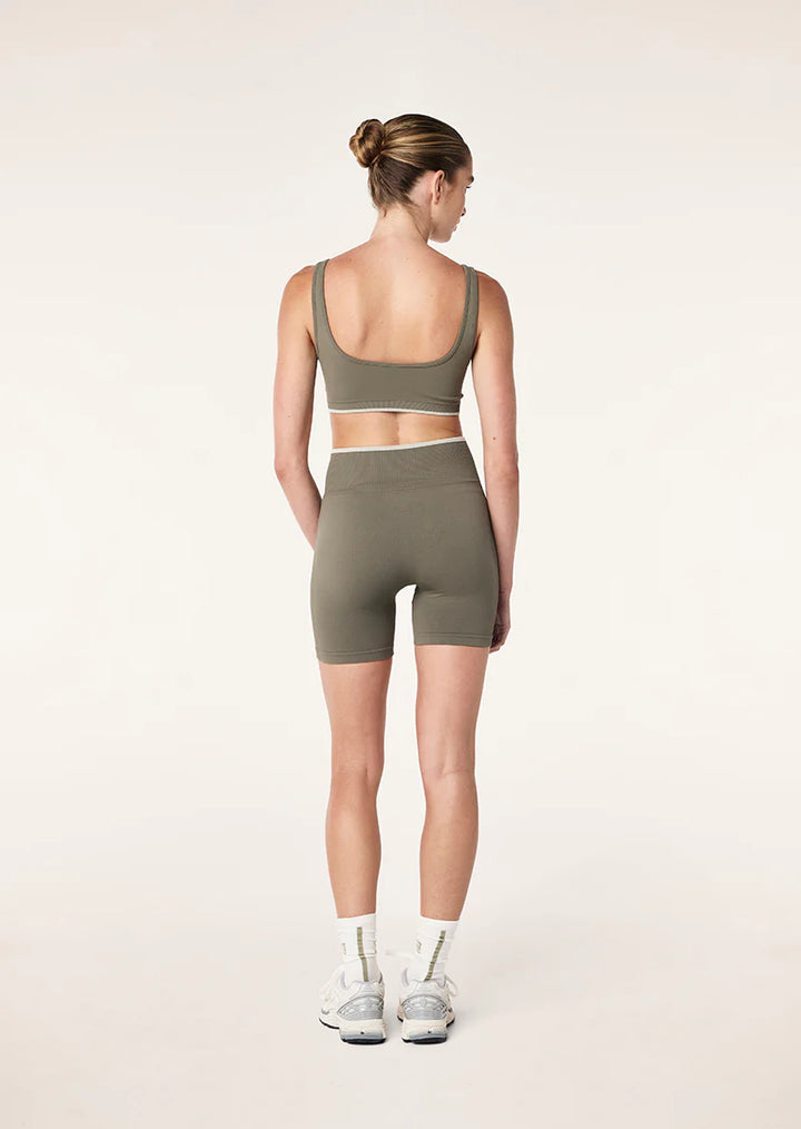 Restore Seamless 5 Bike Short - Khaki