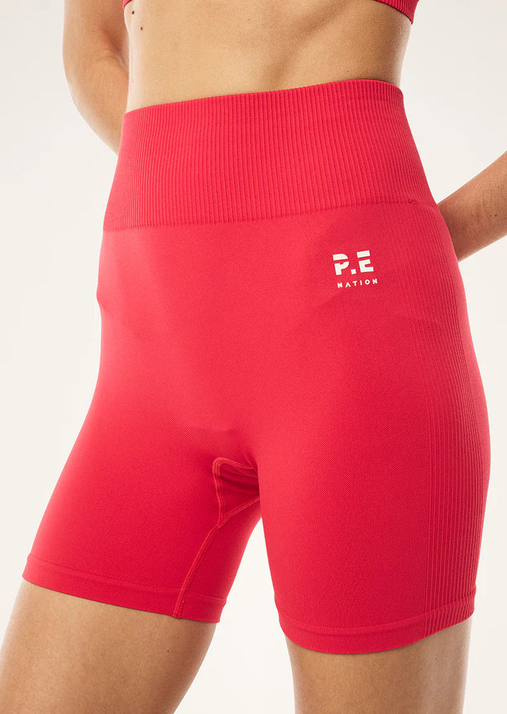 Restore Seamless 5 Bike Short - Strawberry Red
