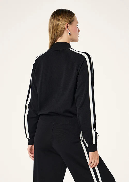 Retreat Knit Jacket - Black/Whisper White