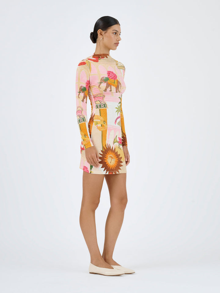 Goldie Mini Dress - Pink City