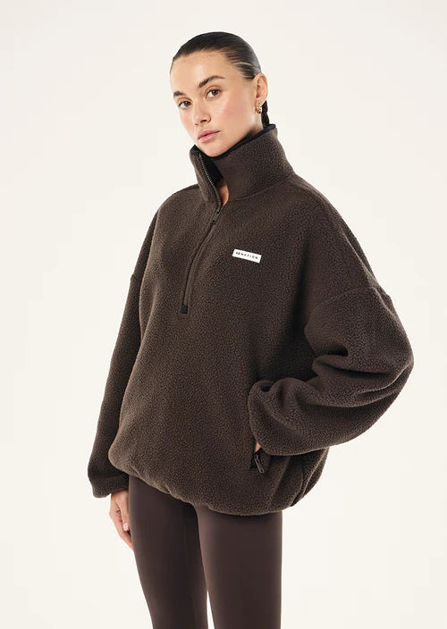 Rotate Quarter Zip - Coffee