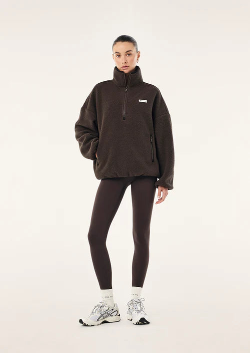 Rotate Quarter Zip - Coffee