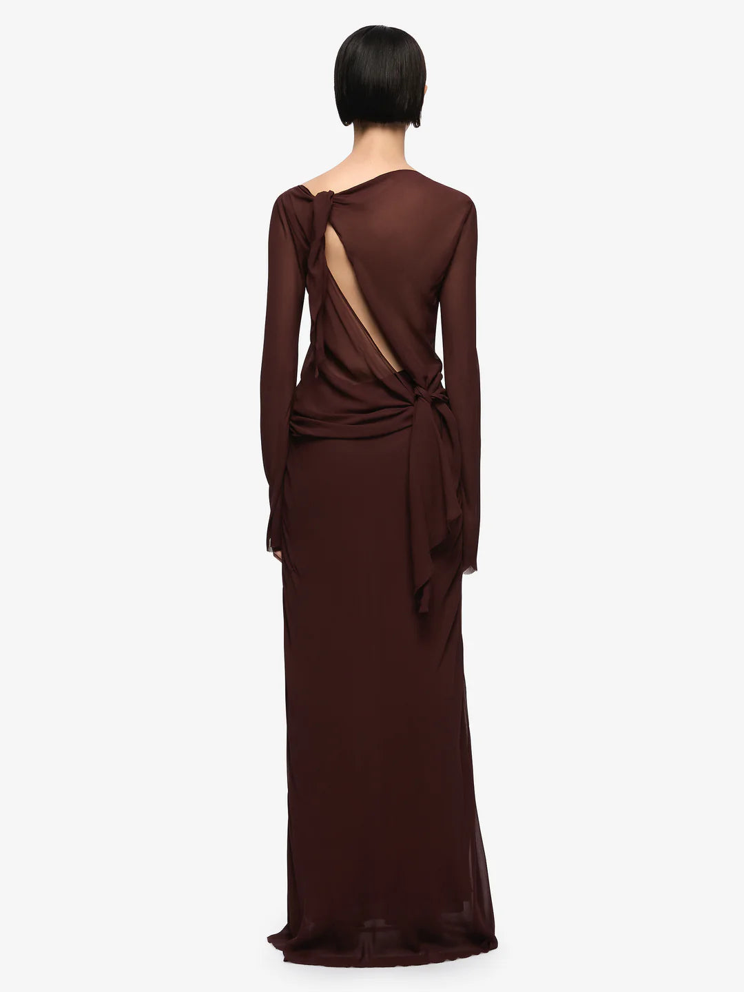 Amanda L/S Maxi Dress - Raisin
