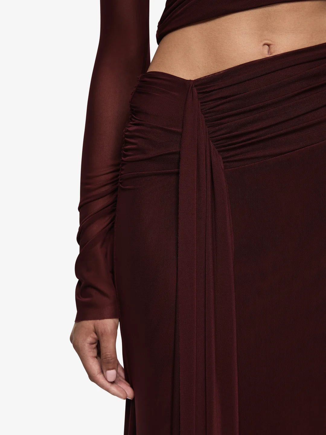 Conni L/S Maxi Dress - Plum