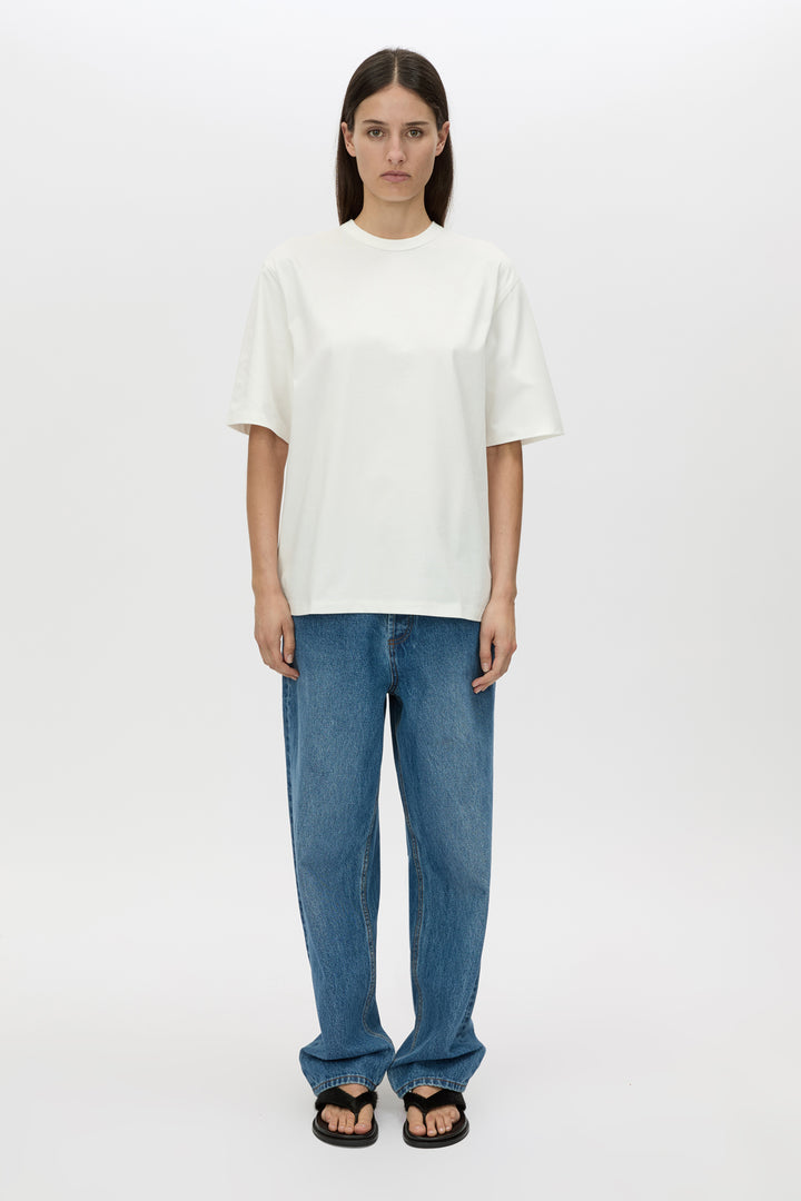 Eliasson Tee - Soft White/Forest