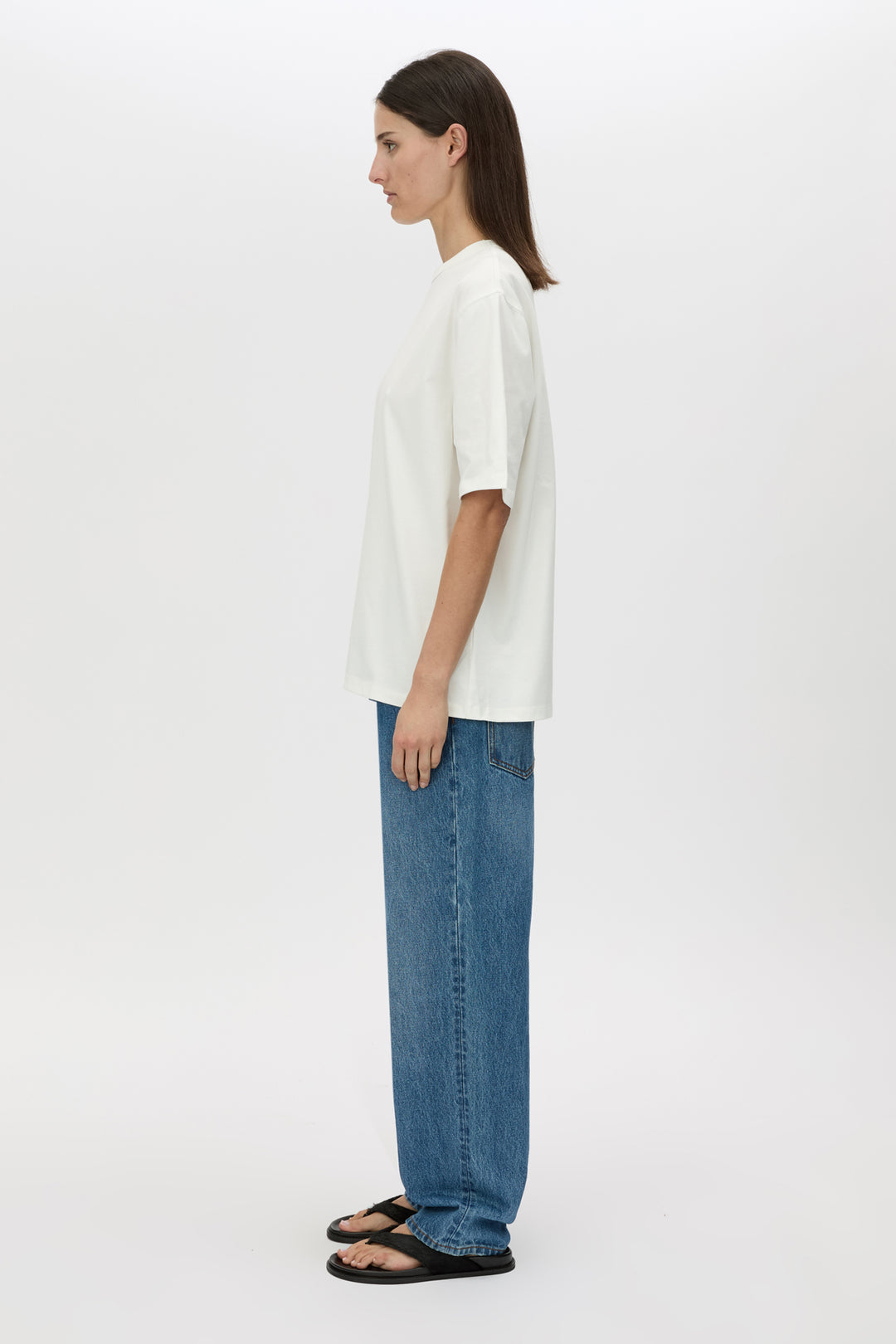 Eliasson Tee - Soft White/Forest