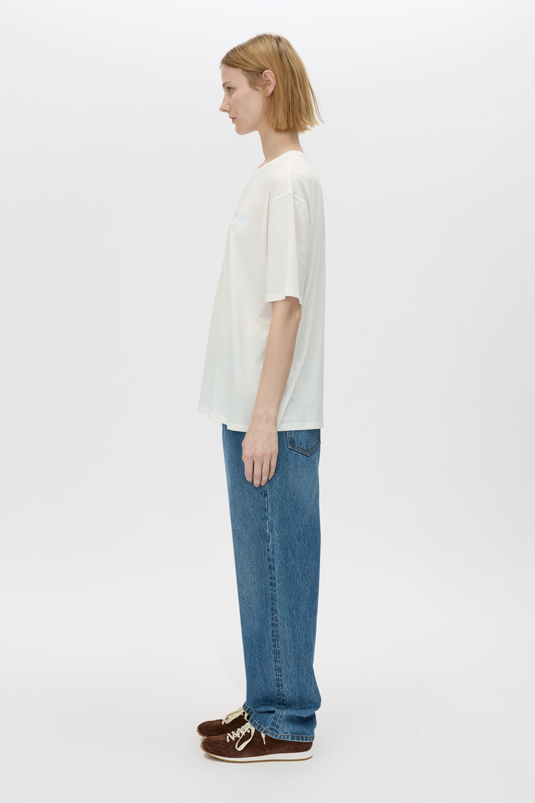 Navarro Logo Tee - Soft White/Slate