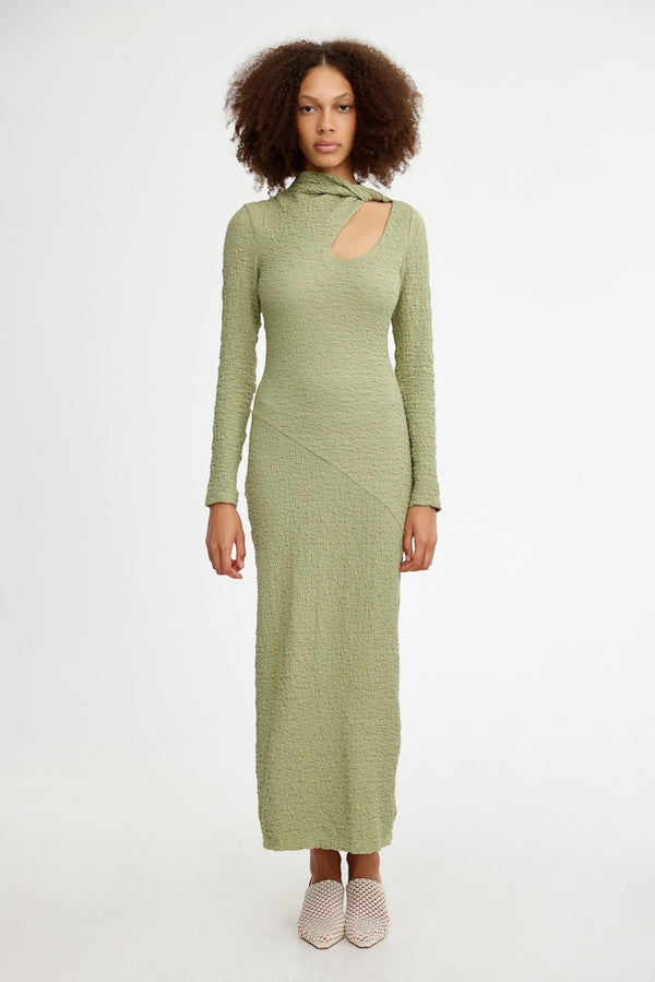 Brielle Long Sleeve Midi - Sage