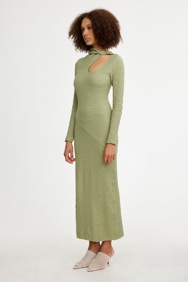 Brielle Long Sleeve Midi - Sage